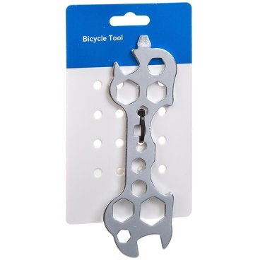 Ключ-семейник гаечный STG, плоская отвертка, ключ для каретки, накидные ключи, серебристый, 99991SB