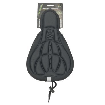 Накладка на седло Vinca Sport XD 10, гелевая, черный, размер 285х175мм, XD 10 Black