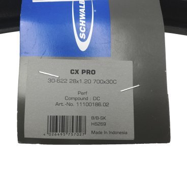 Schwalbe Cx Pro 28x1.20 700x30c Performance Dual Negro T58592/ Cubiertas Unisex