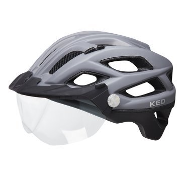 Шлем велосипедный KED Covis Lite, Grey Black Matt, 2021, 11203977606