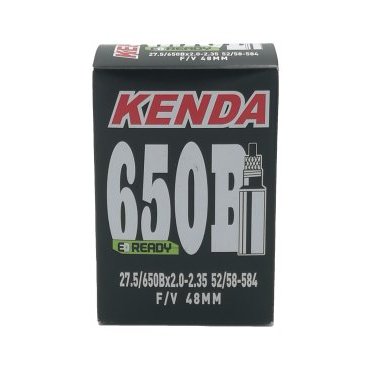 Камера для велосипеда KENDA, 27,5"48 мм 2,0-2,35, антипрокольная с герметиком, спортниппель 5-518917