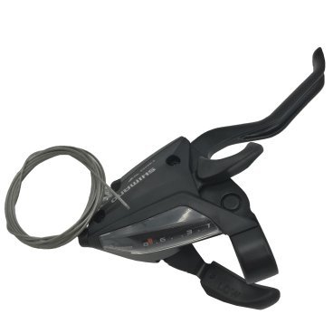 Шифтер велосипедный Shimano ST-EF500 Altus, 8 скоростей, черный, 31012083