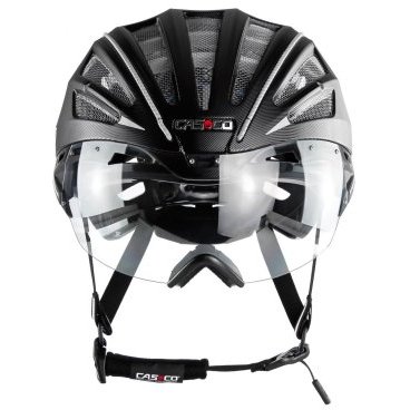 Велошлем Casco SPEEDairo2 black with visor, 04.1572.M