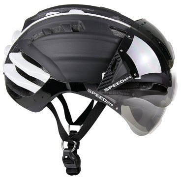 Велошлем Casco SPEEDairo2 black with visor, 04.1572.M