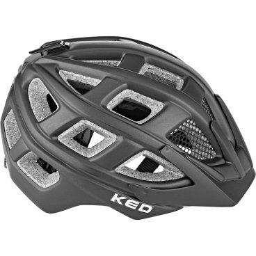 Велошлем KED Kailu, Black Matt (серый EPS), 2020, 12104250504
