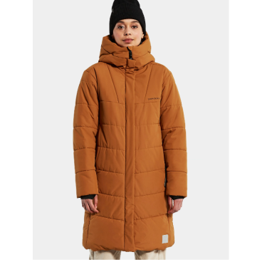 Куртка женская Didriksons AMINA WNS PARKA, оранжево-коричневый, 503881