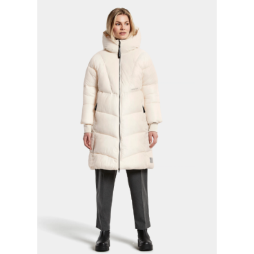 Купить Куртка женская Didriksons ANDREA WNS PUFF PARKA, белое облако,  503880 в интернет магазине вамвелосипед.рф - Vamvelosiped.ru