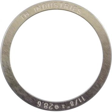 Микро-кольцо прокладочное Elvedes, для рулевой колонки 1-1/8, 0.25 мм, комплект 10 штук, 2017144-10