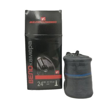 Камера велосипедная SUNCHASE, бутил, 24"x 4,0, A/V 35 мм, в торговой упаковке, ZSU20823