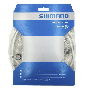 Гидролиния SHIMANO BH90-SS, 1000 мм, обрезной, цвет белый ESMBH90SSW100