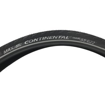 Велопокрышка Continental Contact Cruiser, слик, 28x2.2"(55-622), черная, 180TPI, 101519