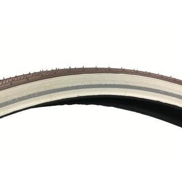 Велопокрышка Continental RIDE Classic, 28 x 1.6 (42-622), Reflex, ExtraPuncture Belt, коричневый/белый, 101680