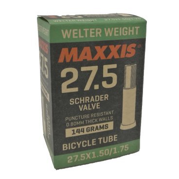 Камера Maxxis Welter Weight, 27.5x1.50/1.75, авто ниппель, черный, IB75071100
