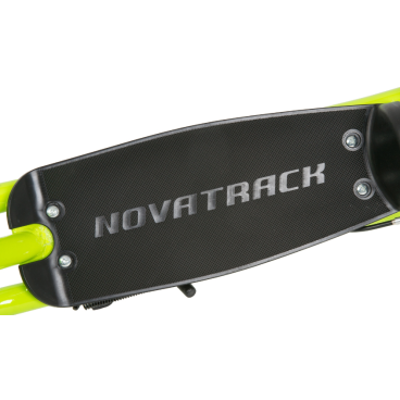 Самокат Novatrack Stamp N1 16" Pro, 410 мм, неоновый зеленый, 16STAMPN1CL.LM20, 2020