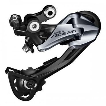 Переключатель скоростей велосипедный Shimano Acera RD-M3000-SGS, задний, 9 скоростей, под болт, черный, ST (370115)
