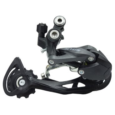 Переключатель задний Shimano Altus M2000, SGS, черный, 9 скоростей, черный, ERDM2000SGS