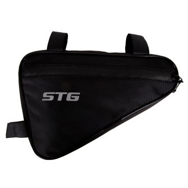 Велосумка STG 555-532, под раму, влагозащищенная, 31х20х5 см, 2.5 л, черный, Х108350