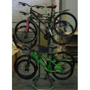 Стойка для велосипеда Bike Parts, презентационная, зелёно-серая, Х49058-1