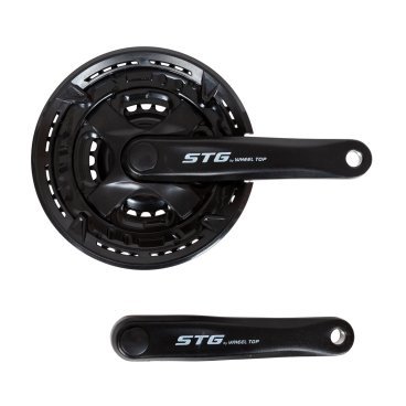 Система велосипедная STG TCSH4-SMF, 42/34/24Т, 170 mm, чёрный, Х103292