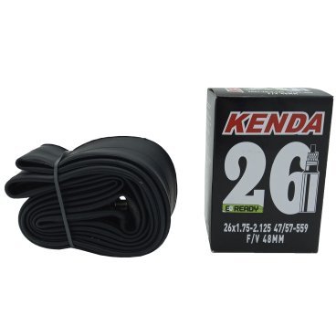 Камера для велосипеда KENDA 26"х1.75-2.125 (40/57-559) спортниппель 48мм резьба 5-511290