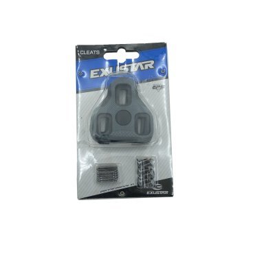 Крепление контактных педалей (шипы) EXUSTAR + фиксированные, совместимость с LOOK KEO, серый, E-BLK11