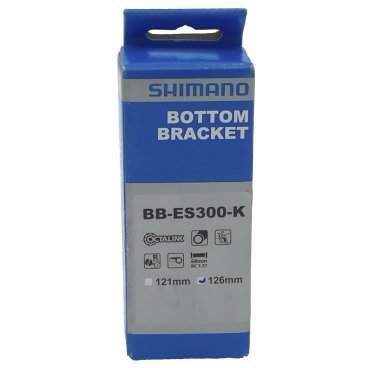 Каретка SHIMANO ES300-K, octalink, с кольцом 0,7 мм, 68/126, без болтов, EBBES300KB26