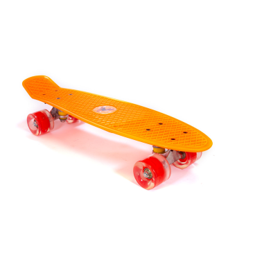 Скейтборд мини TRIX, 22" (56 см), пластик, оранжевый, SKTX001RD0OR