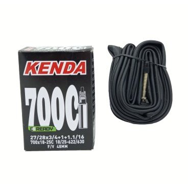 Камера для велосипеда KENDA 28"(700х18/25C) узкая спортниппель 48мм 5-511291