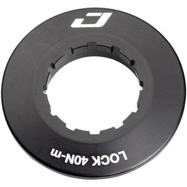 Локринг дискового ротора JAGWIRE CenterLock, внутренний, ось 9-12 мм, блистер, чёрный, DCF001