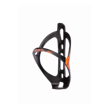 Флягодержатель велосипедный NUVO n+1, пластик, крепление на раму, оранжево-черный, n+1-BC154P-D