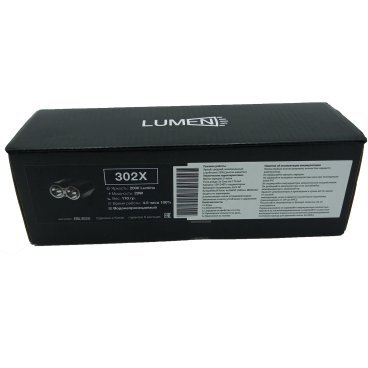Фонарь велосипедный передний Lumen 302-X, 2000 lumens, 2 Cree XML-T6 черный, EBL302X