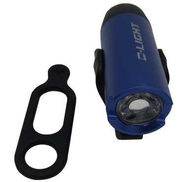 Фонарь велосипедный D-LIGHT с зарядкой от USB CG-123P, синий, 3074