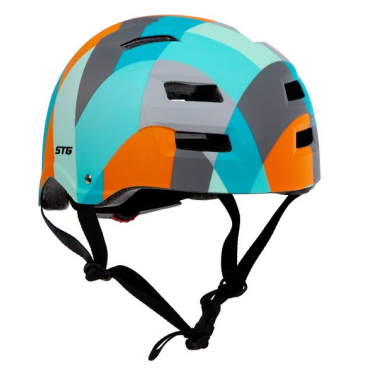 Шлем велосипедный STG MTV1, Color, с фиксировальной застежкой, Х106931