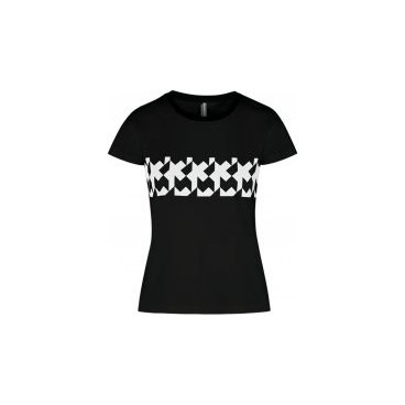 Велофутболка ASSOS SIGNATURE Summer T-Shirt - RS Griffe, женская, blackSeries