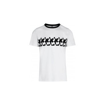 Велофутболка ASSOS SIGNATURE Summer T-Shirt - RS Griffe, мужская, holy White, 41.20.233.57.S