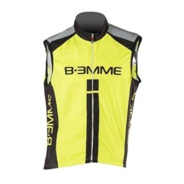 Веложилет Biemme Alpe d'Huez, черный/желтый fluo, 2021, A32I2012M