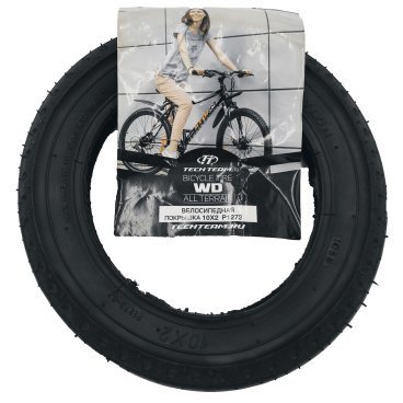Покрышка велосипедная WANDERSMANN, 10x2 (54-152), черный, W0082