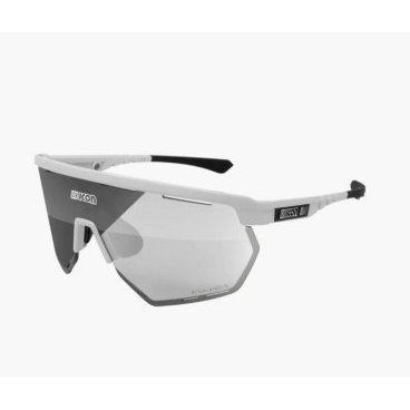 Очки велосипедные SCICON Aerowing, Photochromic Silver - White gloss, 2022, EY26010802