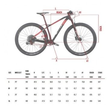 Рама велосипедная MTB Wilier 101X 2022, E121