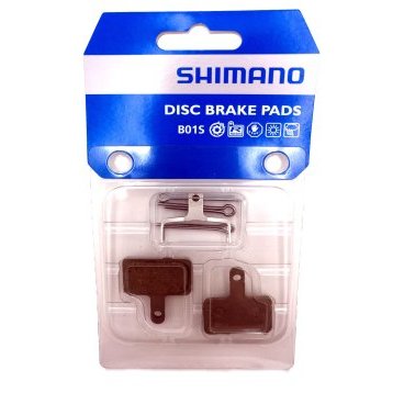 Тормозные колодки Shimano B01S для дисковых тормозов, пара, полимерные, EBPB01SRESINA