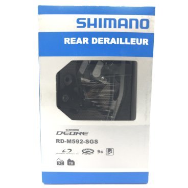 Суппорт-переключатель задний велосипедный Shimano Deore M592 SGS 9 скоростей IRDM592SGS