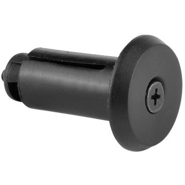 Заглушка ручек руля XH-B009, посадочный диаметр 16 мм, полипропилен, чёрный, 150274