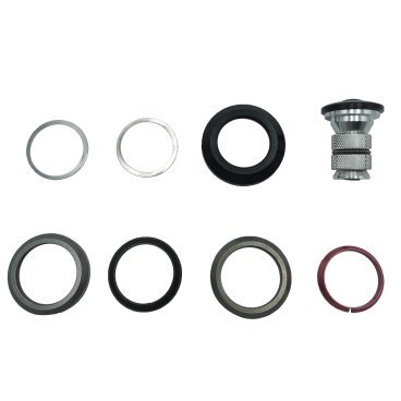 Рулевой набор NECO, интегрированный, картриджный, 1 1/8", 28,5/41,8/41,8/30 мм, 45`x45`, черный, (5-390325), 5-390514