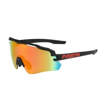 Очки велосипедные Merida Race Sunglasses, 35 гр, оправа пластик, Matt Black/Red, 2313001301
