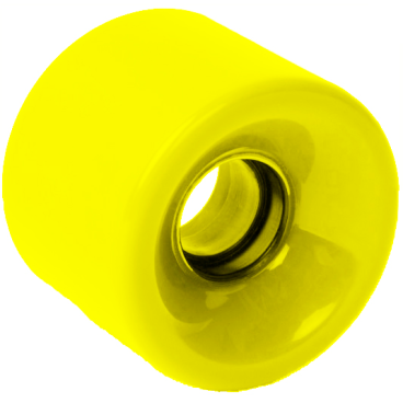 Фото Колесо Vinca Sport, для круизеров и лонгбордов, 60*45 мм, 78А, желтое, DW 01 yellow
