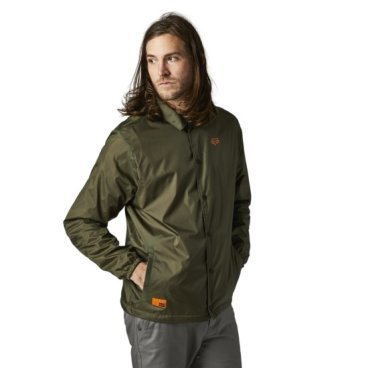 Куртка велосипедная Fox Hero Dirt Coaches Jacket, Fatigue Green, 2021, 28615-111-L