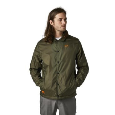 Куртка велосипедная Fox Hero Dirt Coaches Jacket, Fatigue Green, 2021, 28615-111-L