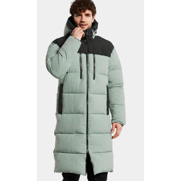 Куртка зимняя Didriksons HILMER MEN'S LONG JKT, серо-мятный, 503819