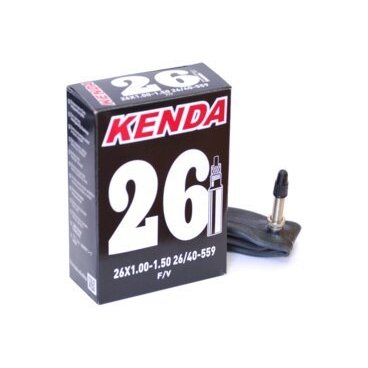 Камера для велосипеда KENDA 26"х1.00-1.5 (26/40-559) узкая спортниппель, 5-511296
