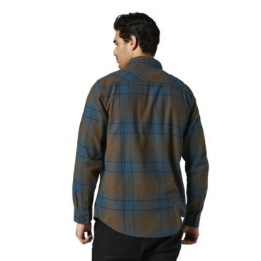 Рубашка Fox Traildust 2.0 Flannel, Slate, Blue 2021, 28857-098